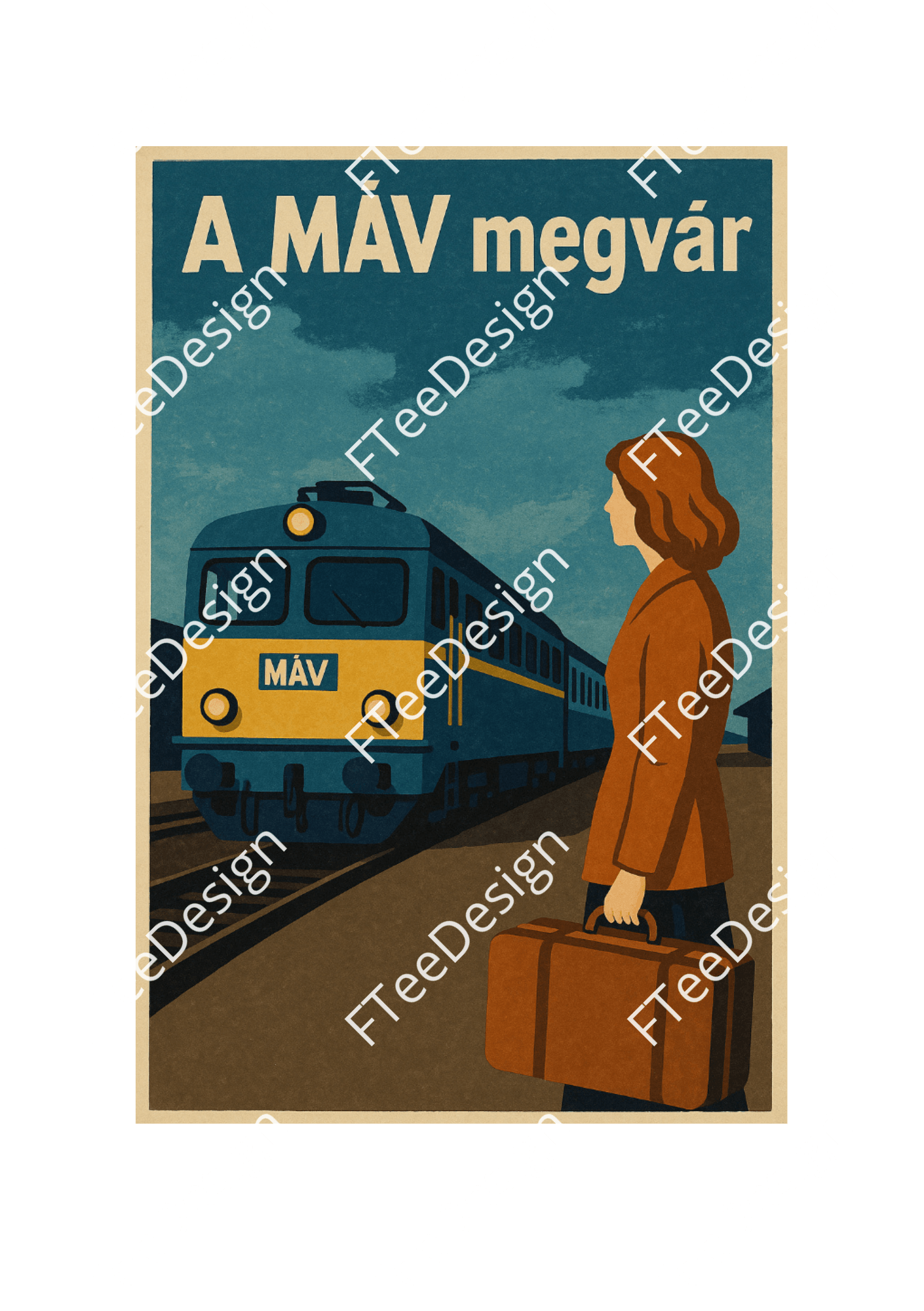 A MÁV megvár póló